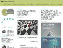 Tablet Screenshot of forodeanalisis.org